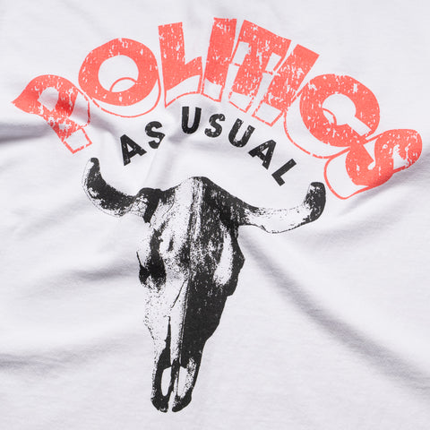 Politics Longhorn Tee - White
