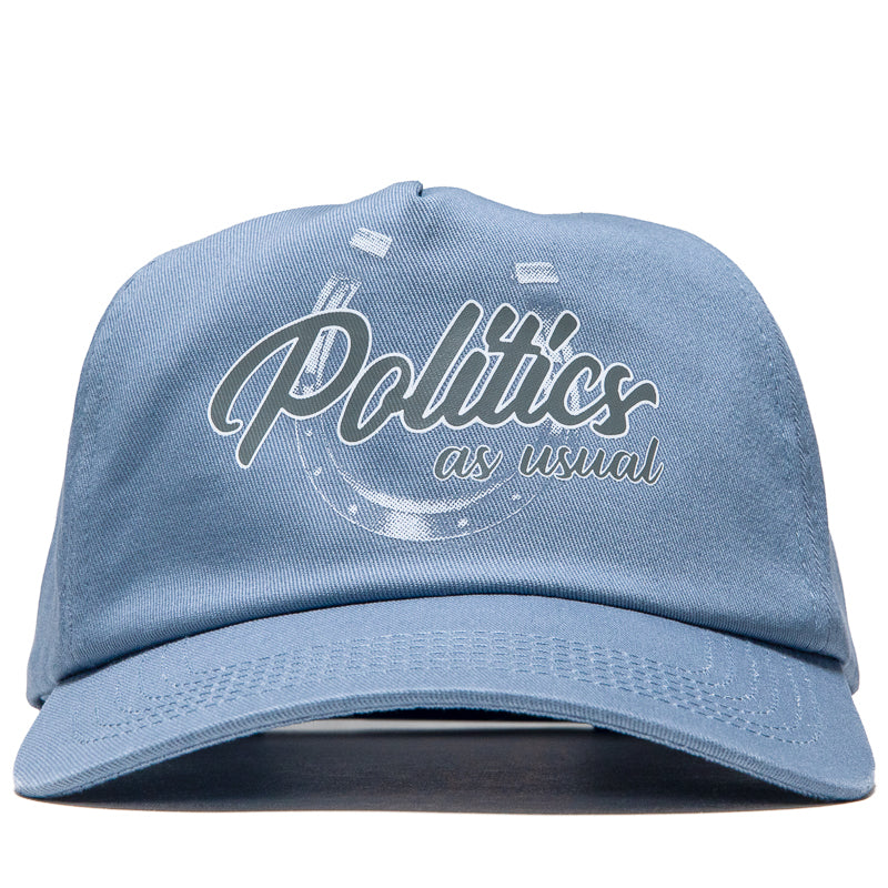 Politics Lucky 5 Panel Snapback - Slate – Sneaker Politics