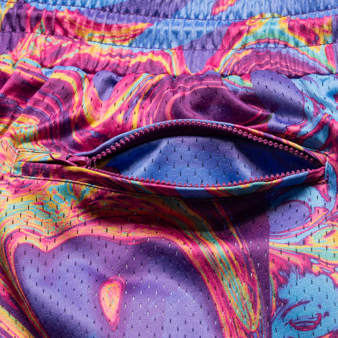 Politics Mesh Shorts - Oil Slick