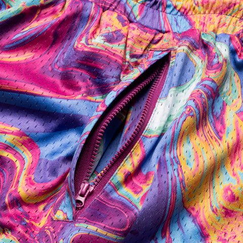Politics Mesh Shorts - Oil Slick
