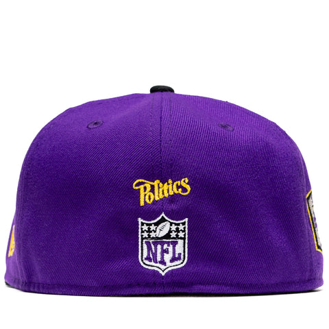 New Era x Politics Minnesota Vikings 59FIFTY Fitted - True Purple/Black