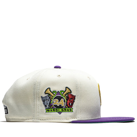 Politics x New Era Mardi Gras 59Fifty Fitted Hat - Purple/Cream