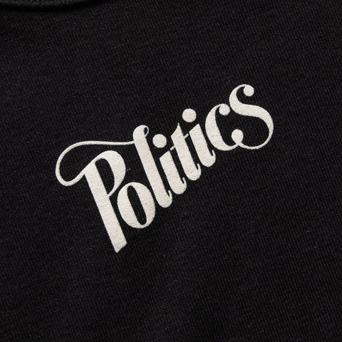Kids Politics Onesie - Black