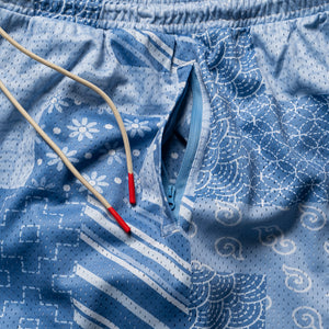 Politics Mesh Shorts - Patchwork