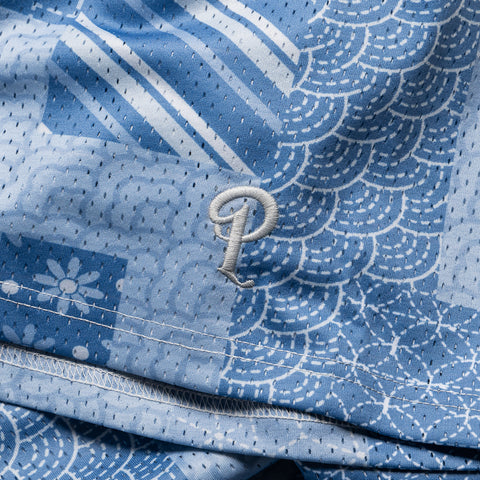 Politics Mesh Shorts - Patchwork