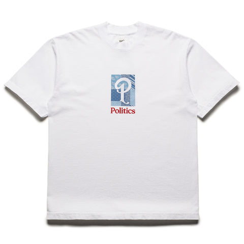 Politics Patchwork Tee - White