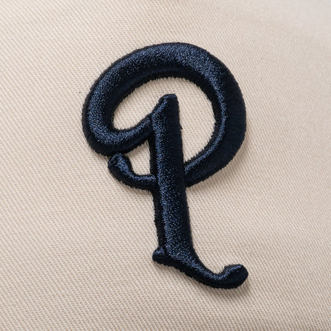 Politics x '47 Pennant Hitch Snapback - Creme/Navy