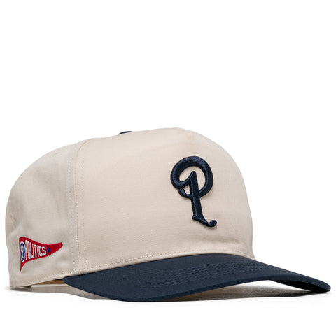 Politics x '47 Pennant Hitch Snapback - Creme/Navy