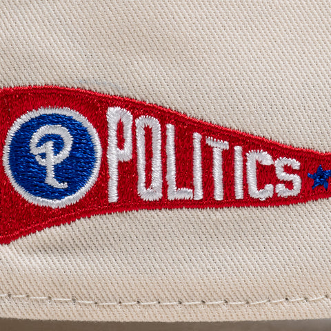 Politics x '47 Pennant Hitch Snapback - Creme/Navy