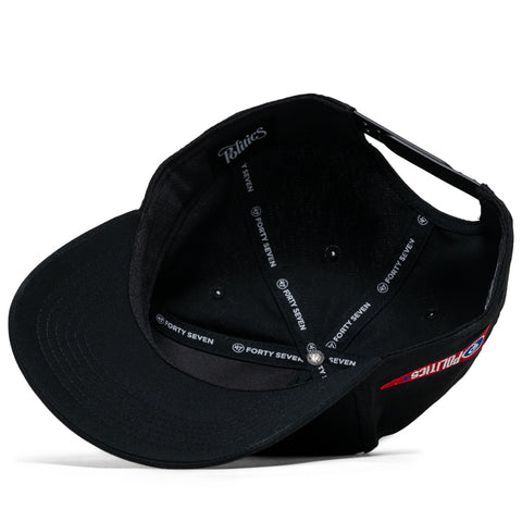 Politics x '47 Pennant Hitch Snapback - Black