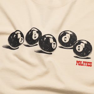 Politics Corner Pocket Tee - Off White