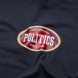 Politics Rello Tee - Dolphin Blue