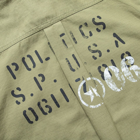 Politics Commerce Shirt - Military Green