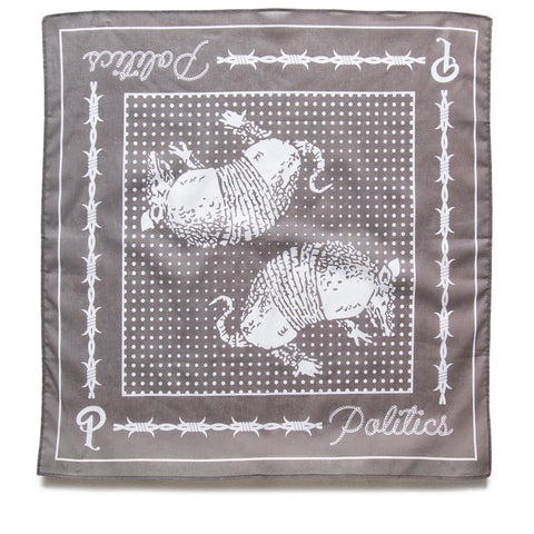 Politics Roadkill Bandana - Grey