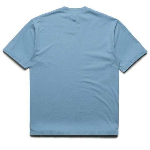 Politics Serif Logo Tee - Clear Blue