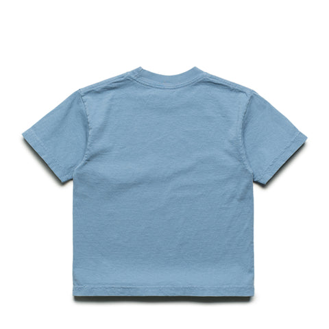 Kids Politics Serif Logo Tee - Clear Blue