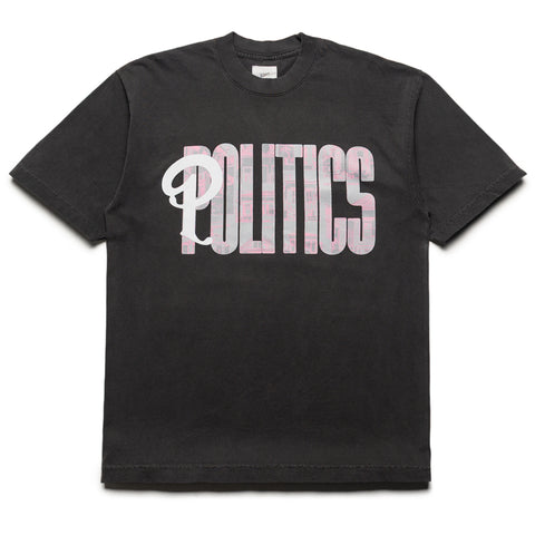 Politics Shotgun Tee - Vintage Black