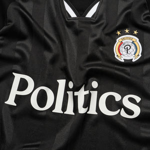 Politics Soccer Jersey - Black