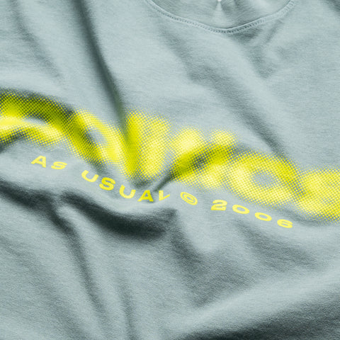 Politics Spaz Tee - Atlantic Green