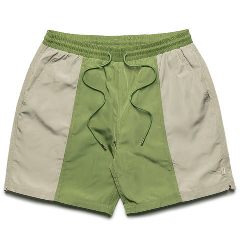 Politics Split Shorts - Olive