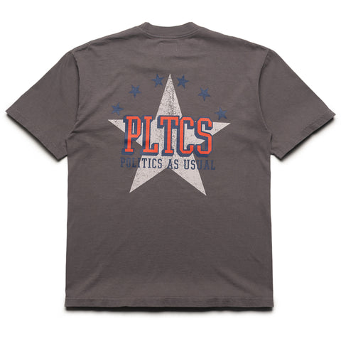 Politics Star Tee - Charcoal