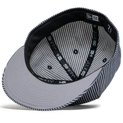 Politics x New Era 59FIFTY Fitted - Striped Denim