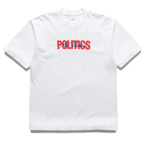 Politics Skeleton Tee - White