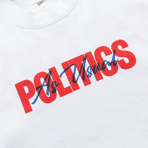 Politics Skeleton Tee - White