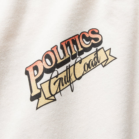 Politics Tackle Tee - Creme