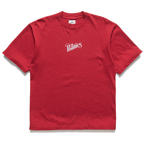 Politics Tailgate Tee - Dark Red