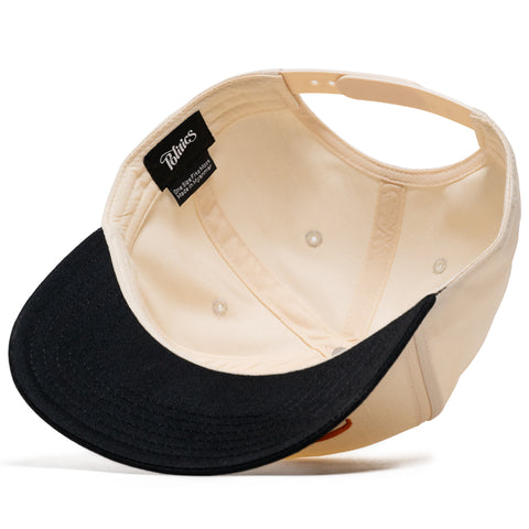 Politics Script A-Frame Snapback - Cream/Burnt Orange