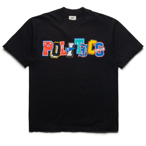 Politics Varsity Tee - Black