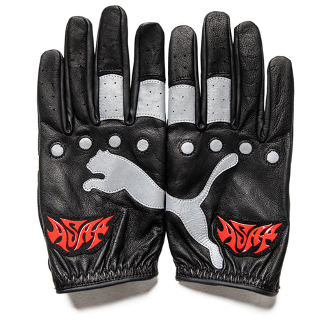 A$AP Rocky x Puma Driving Gloves - Black/Fierce Red