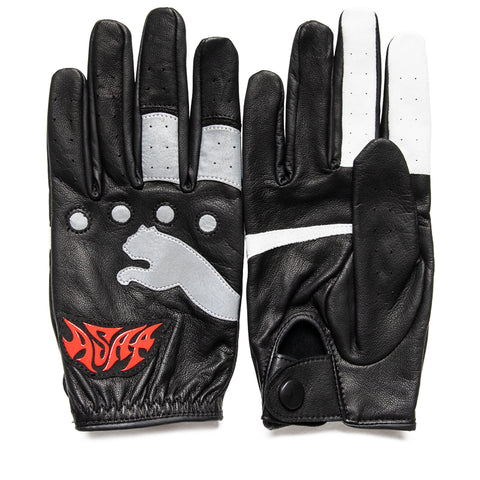 A$AP Rocky x Puma Driving Gloves - Black/Fierce Red