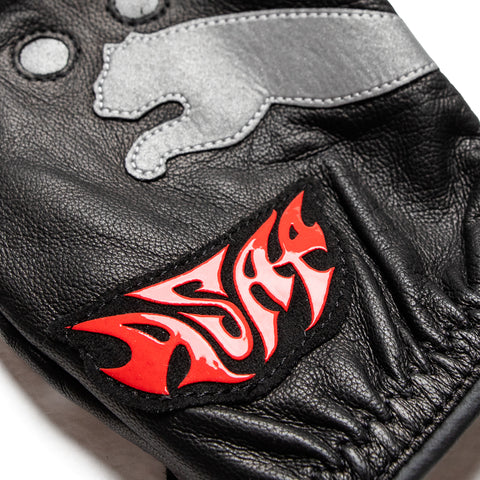 A$AP Rocky x Puma Driving Gloves - Black/Fierce Red