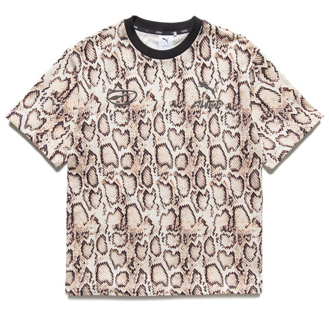 A$AP Rocky x Puma Snakeskin Tee - Frosted Ivory/AOP