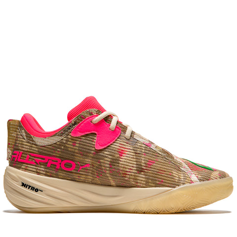 Flau'jae x Puma All-Pro NITRO 2 - Sand Dune/Pure Pink