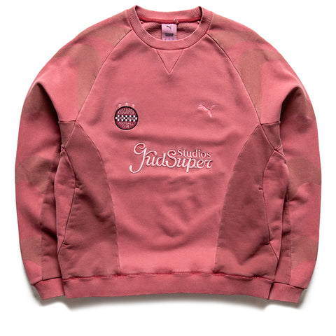 KidSuper x Puma Crewneck - Dark Crimson