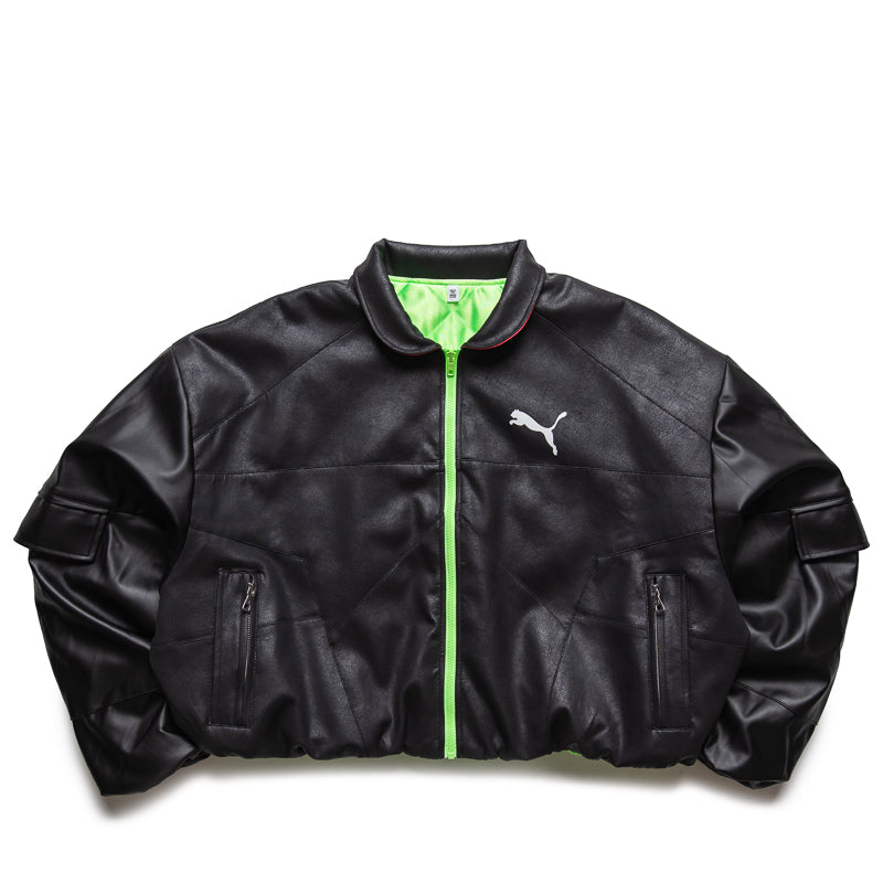 Puma leather jacket on sale