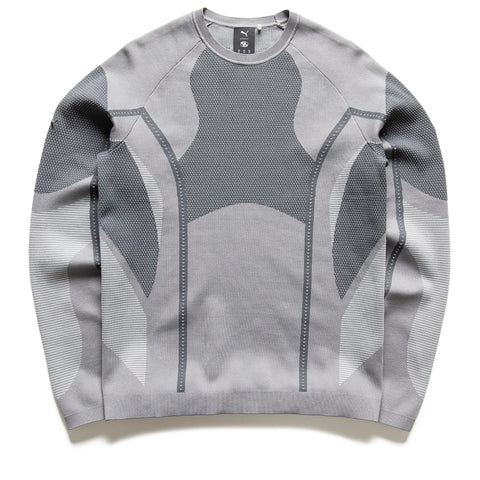 San San Gear x Puma Knit Top - Cool Mid Gray