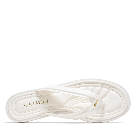 Women's Fenty x Puma Cat Cleat L - Alpine Snow/Gold