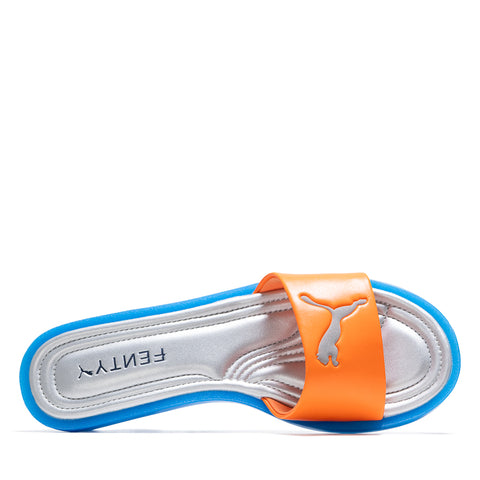 Women's Fenty x Puma Chic Slide - Rickie Orange/Racing Blue
