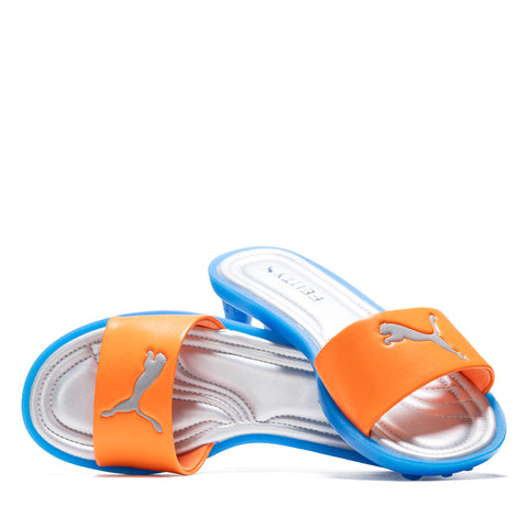 Women's Fenty x Puma Chic Slide - Rickie Orange/Racing Blue