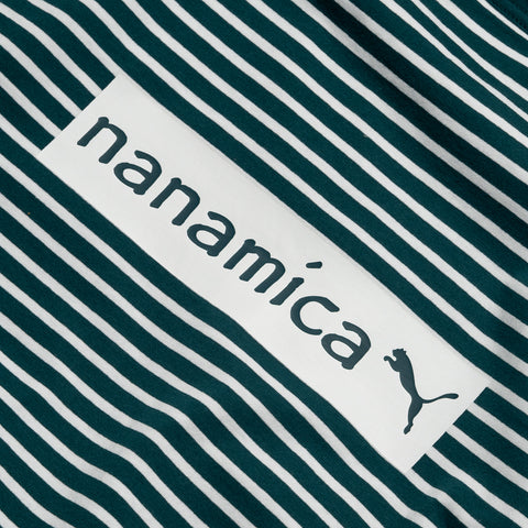 Puma x Nanamica Striped Tee - Varsity Green