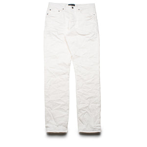 Purple Brand Mid Rise Slim Straight Leg Supernova Straight Jean - White