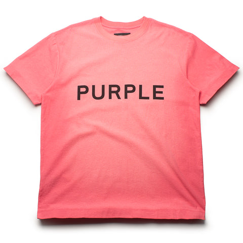 Purple Brand Wordmark Tee - Pink