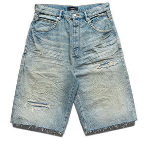 Purple Brand Antique Tinted Denim Shorts - Light Indigo
