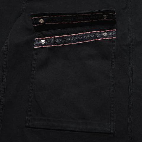 Purple Brand Big Cargo Shorts - Black