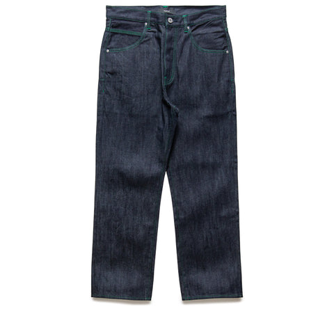 Purple Brand Mid Rise Baggy Leg Raw Jean - Dark Indigo