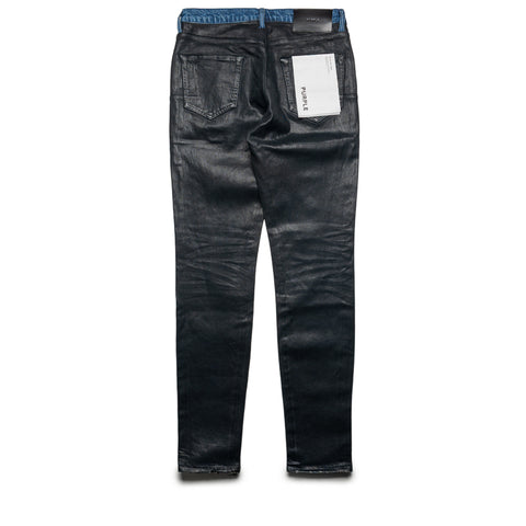 Purple Brand Low Rise Skinny Leg Coated Indigo Jean - Black